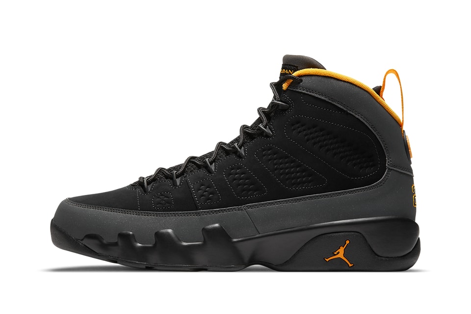 jordan 9 white black gold