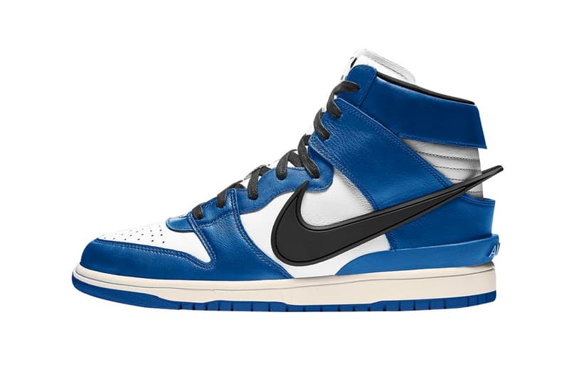 AMBUSH Nike Dunk High Deep Royal Blue First Look Release Info CU7544-400 Blue White Pale Ivory Black Price Buy