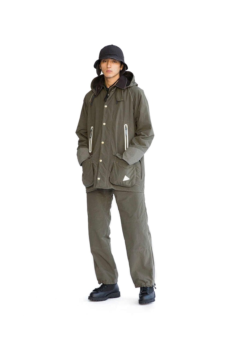 and wander, barbour, hiking, jacket, pants, hats, mountaineering, japan, british, heritage, wax, corduroy, waterproof, performance,  
