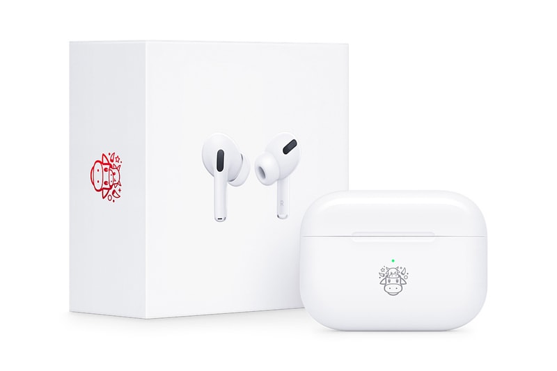 Apple Celebrate Chinese New Year limited Edition AirPods Pro accessories headphones wireless year of the ox emoji customize 2021 cny lunar new year