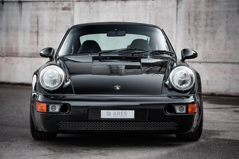 ARES Design Porsche 964 911 Turbo Italian Coachbuilder Restomod Restored Modified Duck Tail Fuchs Wheels Turbocharger Car German Classic Modernised