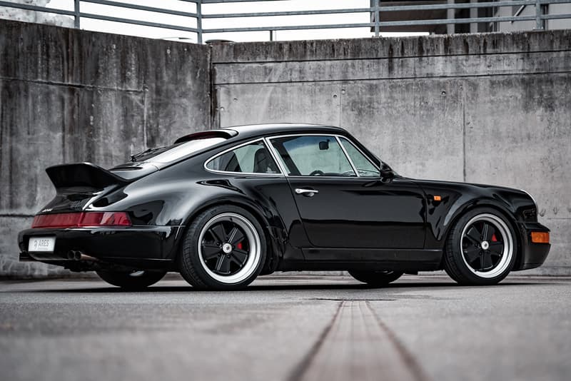 ARES Design Porsche 964 911 Turbo Italian Coachbuilder Restomod Restored Modified Duck Tail Fuchs Wheels Turbocharger Car German Classic Modernised