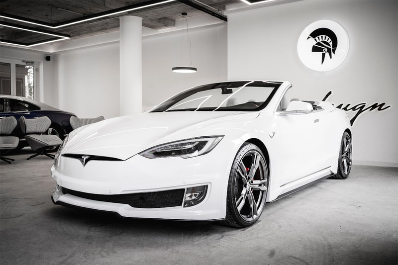 ares design italy italian coachbuilder tesla model s convertible custom modification workshop electric cars 