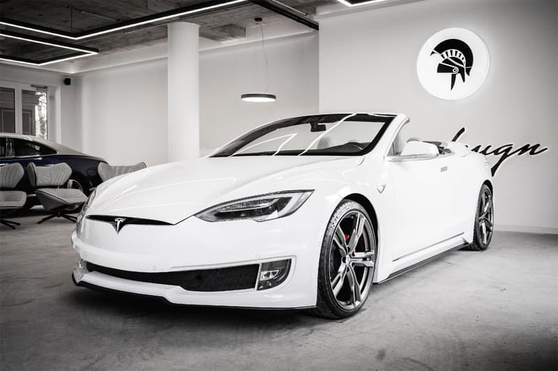 ares design italy italian coachbuilder tesla model s convertible custom modification workshop electric cars