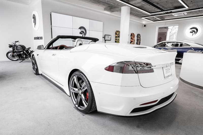 ares design italy italian coachbuilder tesla model s convertible custom modification workshop electric cars