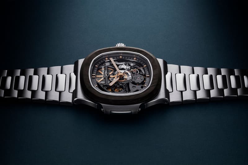 Pearl Project Artisans de Genève watches patek philippe Patek Philippe Nautilus watches swiss 5711 custom watches skeletonized carbon forged Nautilus 