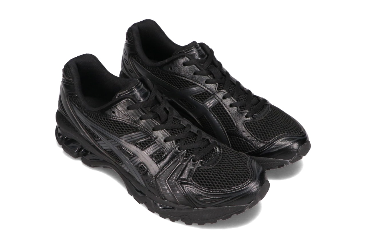 asics gel kayano 14 all triple black white 1201a019 001 100 official release date info photos price store list buying guide