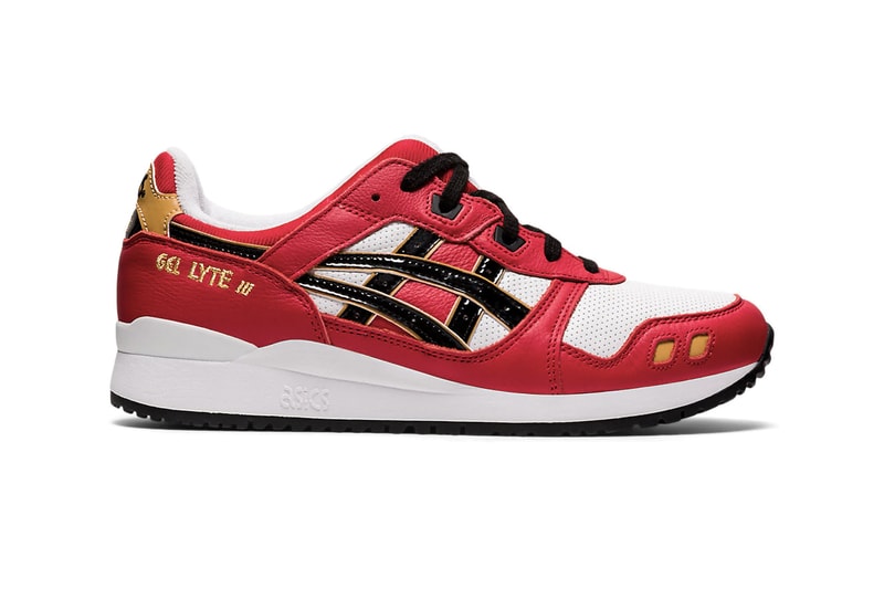 ASICS GEL-LYTE III OG "Classic Red/Black" Daruma Doll Sneaker Release Information Japanese Sportswear Company Drop Date Split Tongue GEL-LD RACER™ Leather Perforated Underlays