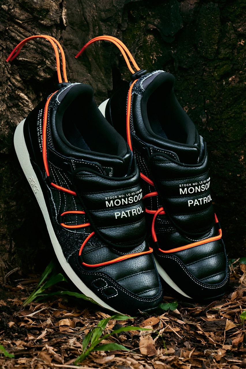 ASICS x Limited Edt x SBTG GEL-LYTE III OG "Monsoon Patrol" II Limited Edition Black Version Singapore Exclusive Sportstyle Shoe Footwear Trainer Drop Date Release Information Closer First Look