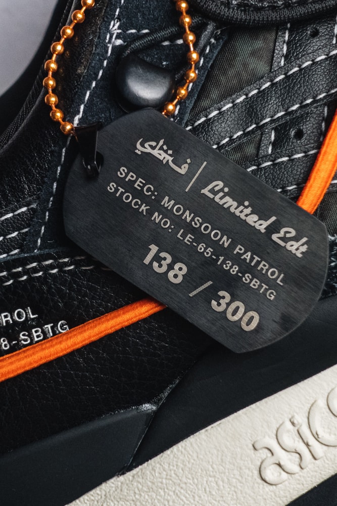 ASICS x Limited Edt x SBTG GEL-LYTE III OG "Monsoon Patrol" II Limited Edition Black Version Singapore Exclusive Sportstyle Shoe Footwear Trainer Drop Date Release Information Closer First Look