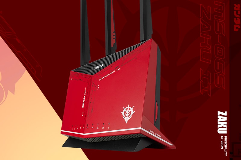 asus RT-AX82U GUNDAM RT-AX86U ZAKU II EDITION Routers gaming mobile mobile suit gundam anime wireless