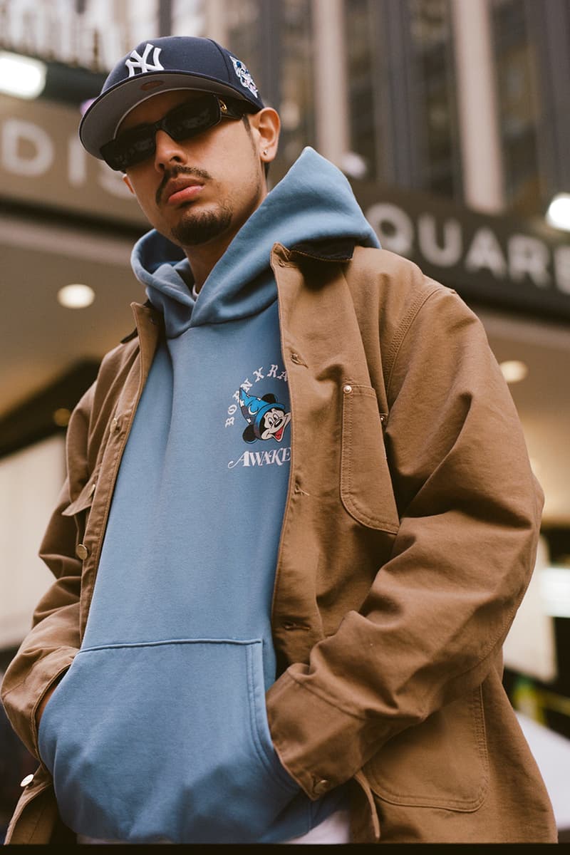 awake ny new york bornxraised carhartt wip capsule collection angelo baque spanto t shirt hoodie work jacket pants official release date info photos price store list buying guide