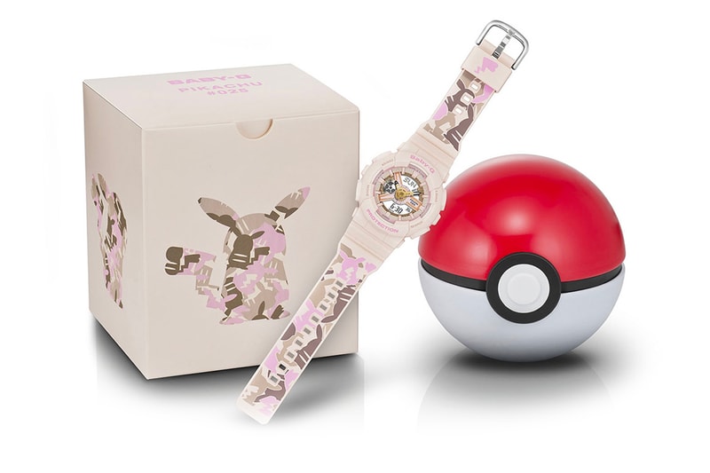Pikachu returns with camouflage-patterned digital/analogue BABY-G for second watch in Pokemon partnership