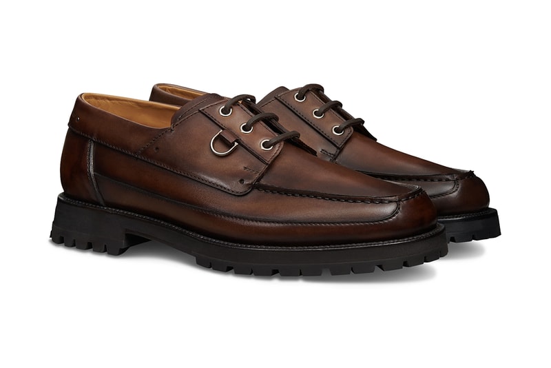 Berluti "Twist" Leather Boat Shoe Spring 2021 summer ss21 kris van assche Venezia