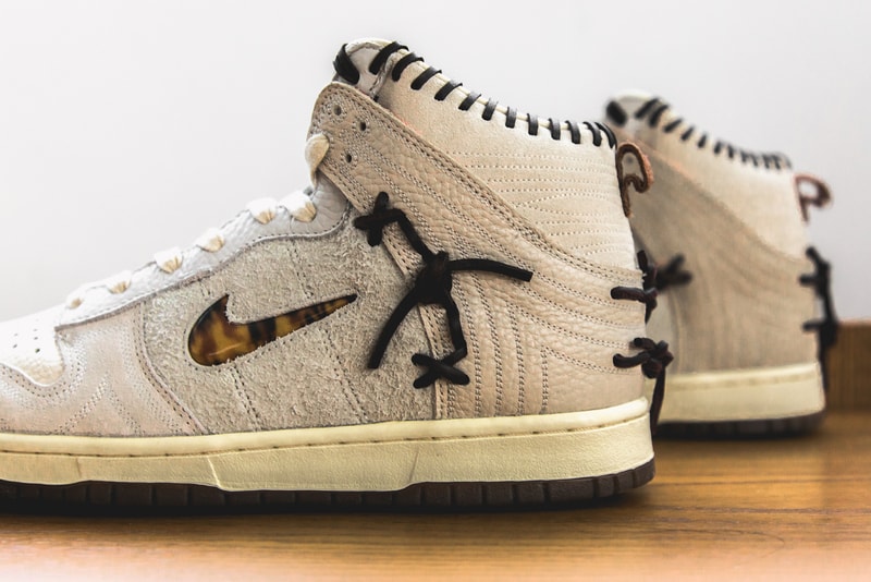 Bodega x Nike Dunk Hi "Legend" Friends and Family Closer Look F&F HYPEBEAST Editorial Photoshoot Release Information Swoosh Footwear Skateboarding Basketball Limited Edition Collaboration Design Collab HYPE