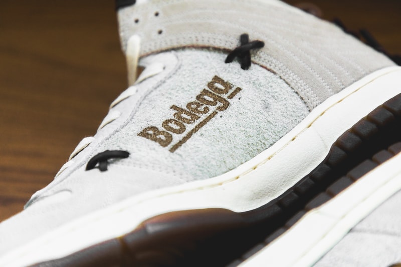 Bodega x Nike Dunk Hi "Legend" Friends and Family Closer Look F&F HYPEBEAST Editorial Photoshoot Release Information Swoosh Footwear Skateboarding Basketball Limited Edition Collaboration Design Collab HYPE