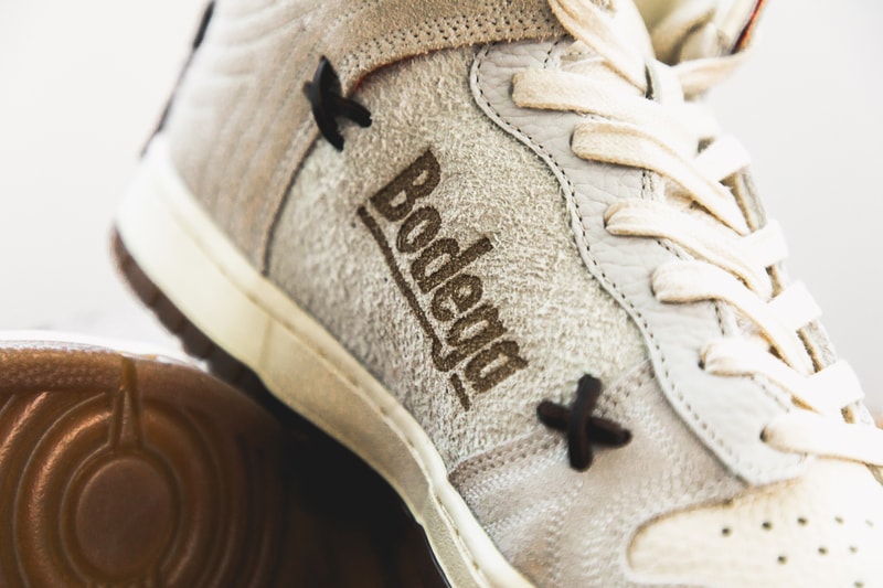 Bodega x Nike Dunk Hi "Legend" Friends and Family Closer Look F&F HYPEBEAST Editorial Photoshoot Release Information Swoosh Footwear Skateboarding Basketball Limited Edition Collaboration Design Collab HYPE