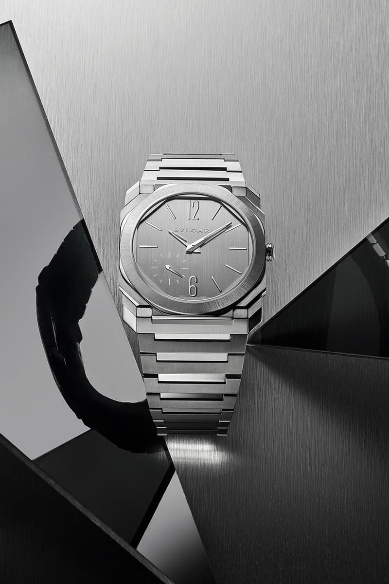 Bulgari Goes Back to Bare Metal With Completely Monochrome Octo Finissimo S Silvered Dial