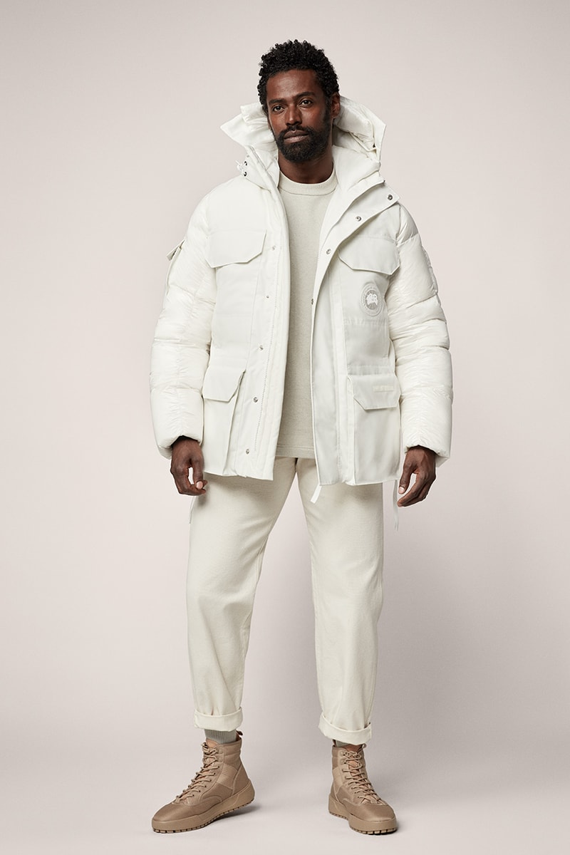canada goose expedition parka fall winter 2021 release information all white