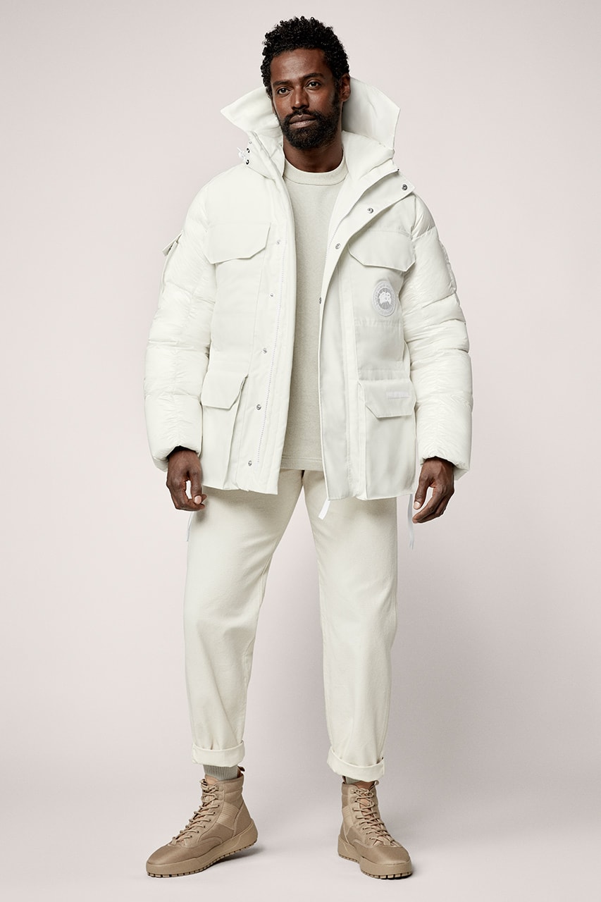 canada goose expedition parka fall winter 2021 release information all white