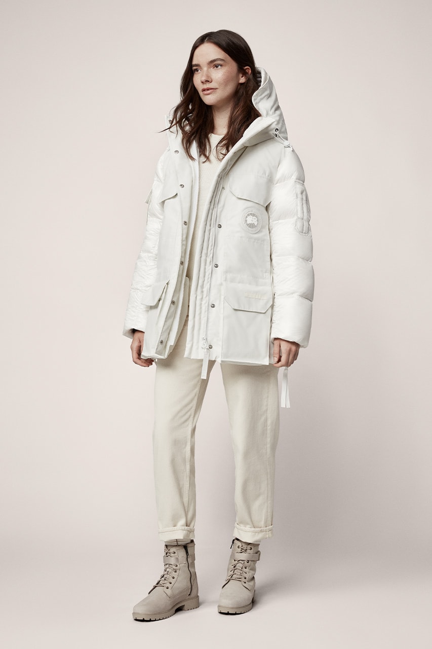 canada goose expedition parka fall winter 2021 release information all white