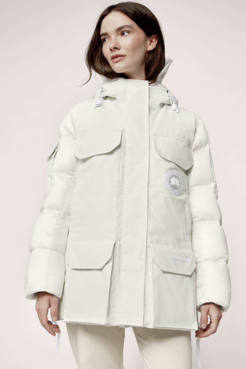 canada goose expedition parka fall winter 2021 release information all white