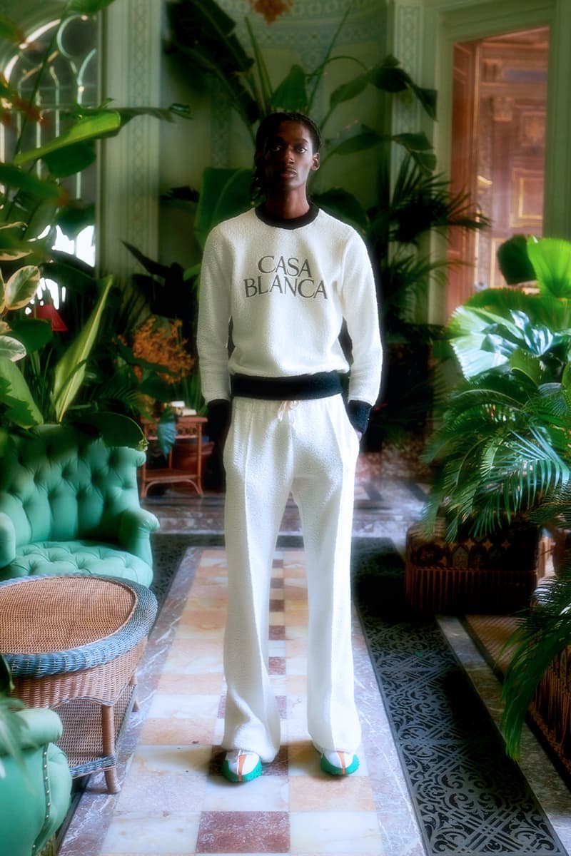 casablanca fall winter 2021 collection show release information new balance sneaker collaboration