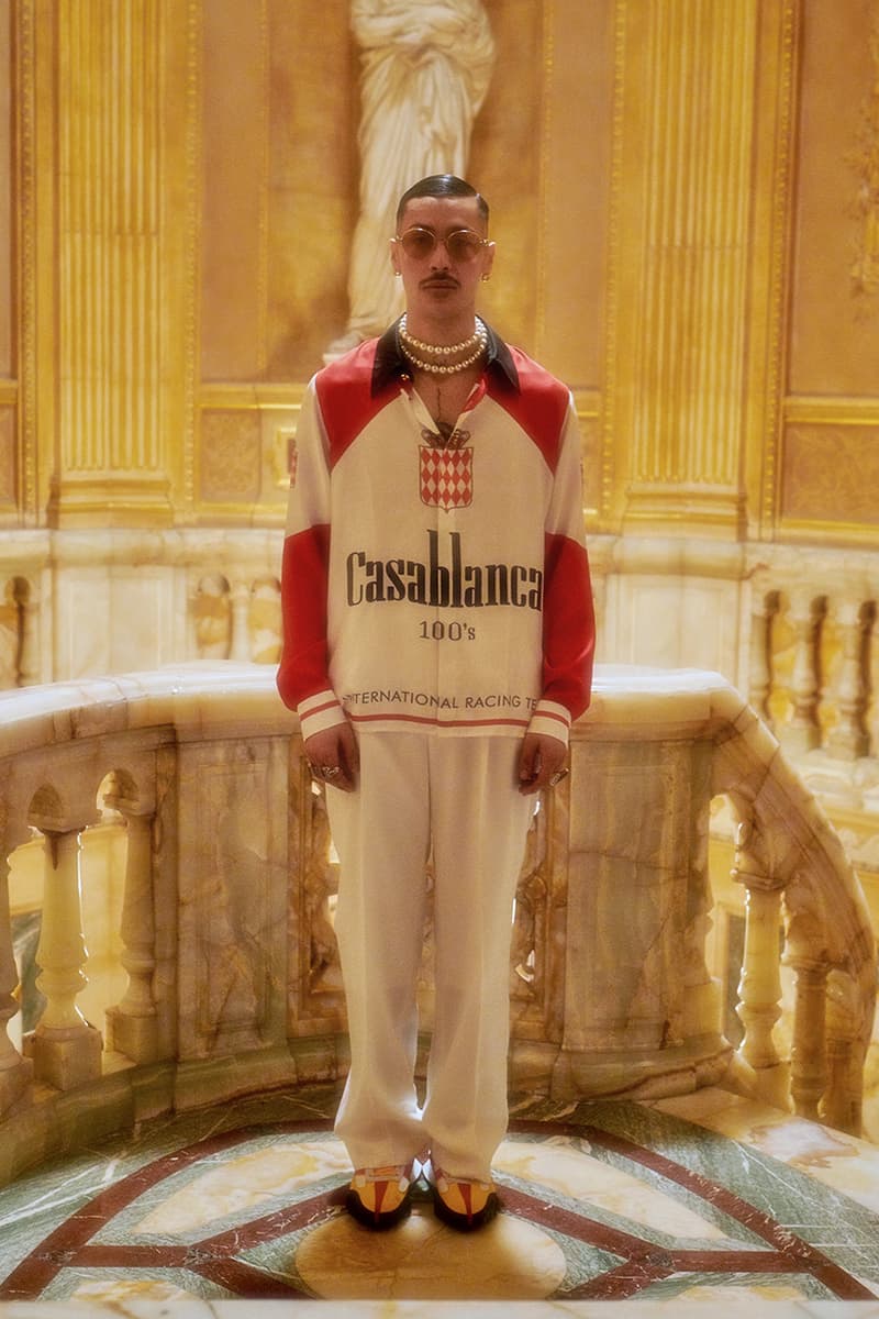 casablanca fall winter 2021 collection show release information new balance sneaker collaboration
