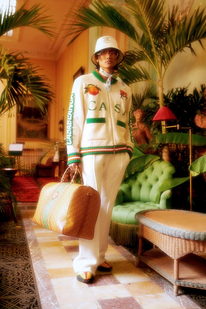 casablanca fall winter 2021 collection show release information new balance sneaker collaboration