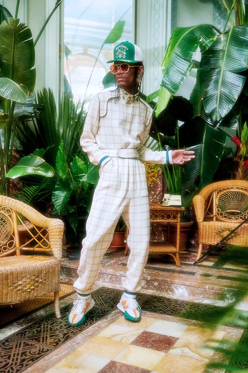 casablanca fall winter 2021 collection show release information new balance sneaker collaboration