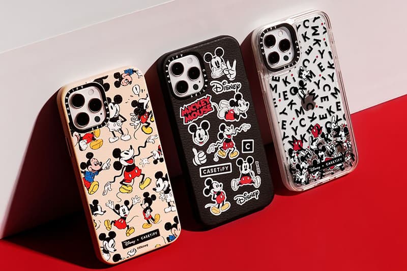 casetify disney mickey mouse collection release info iphone macbook airpods samsung ipad apple watch charging station grip stand sanitizer photos pricing store list buying guide