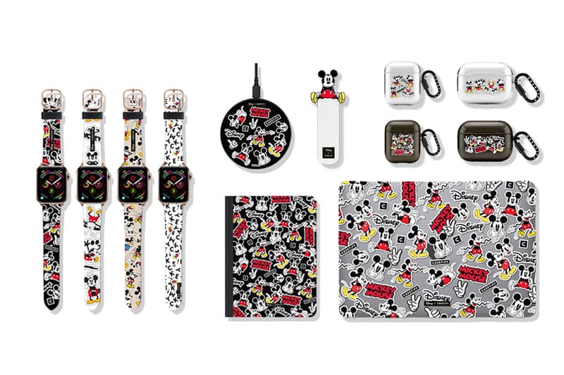 casetify disney mickey mouse collection release info iphone macbook airpods samsung ipad apple watch charging station grip stand sanitizer photos pricing store list buying guide