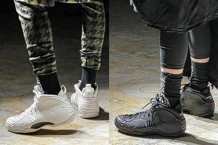 COMME des GARÇONS HOMME PLUS Previews Nike Air Foamposite One Collaborations For FW21