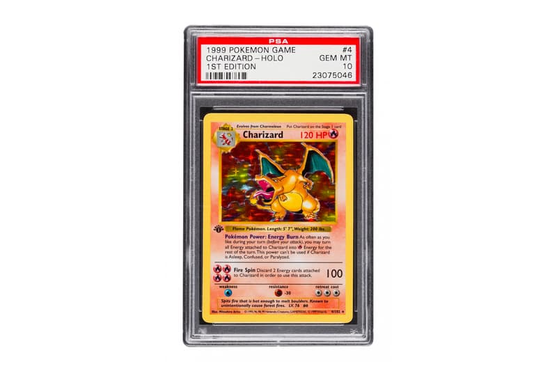 Charizard #4 Pokémon TCG Card May Sell for $350000 usd price heritage auctions sales rare flawless psa rating 10 mint gem booster box set