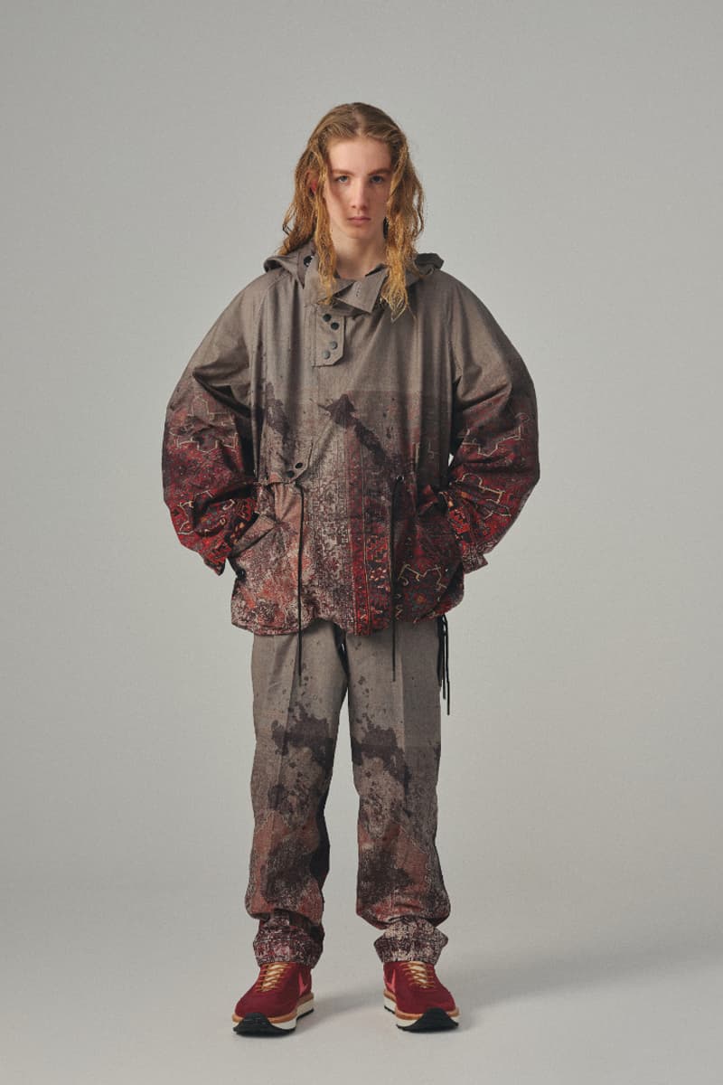 Children of the Discordance FW21 Lookbook 80s Inspired AW21 Milan Fashion Week Digital Dawn Japanese Military Sportswear Nylon Tie Dye Khaki 