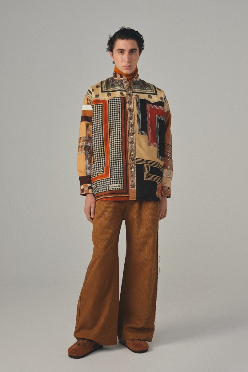 Children of the Discordance FW21 Lookbook 80s Inspired AW21 Milan Fashion Week Digital Dawn Japanese Military Sportswear Nylon Tie Dye Khaki 
