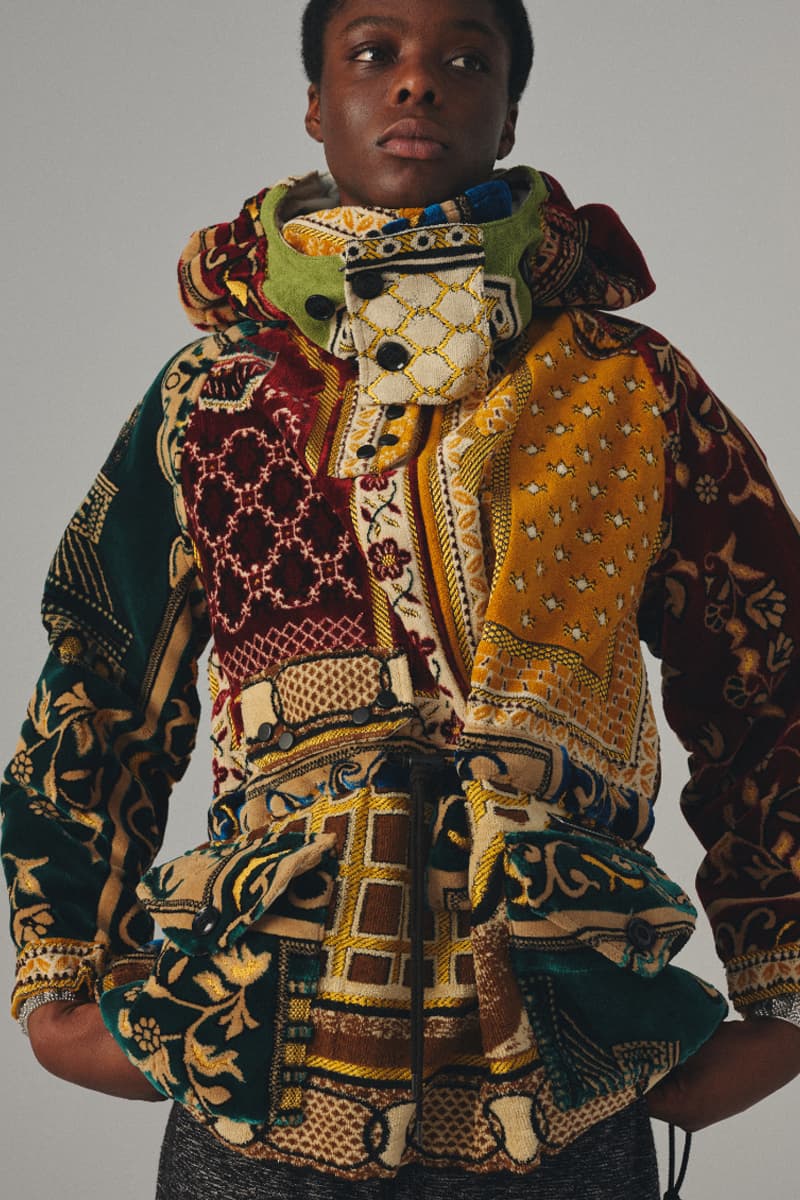 Children of the Discordance FW21 Lookbook 80s Inspired AW21 Milan Fashion Week Digital Dawn Japanese Military Sportswear Nylon Tie Dye Khaki