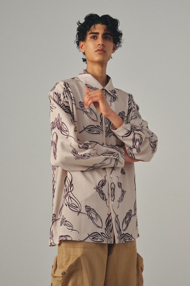 Children of the Discordance FW21 Lookbook 80s Inspired AW21 Milan Fashion Week Digital Dawn Japanese Military Sportswear Nylon Tie Dye Khaki