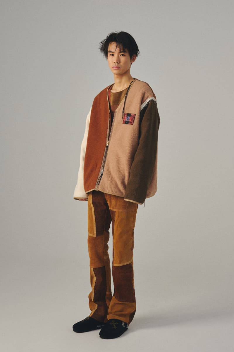 Children of the Discordance FW21 Lookbook 80s Inspired AW21 Milan Fashion Week Digital Dawn Japanese Military Sportswear Nylon Tie Dye Khaki 