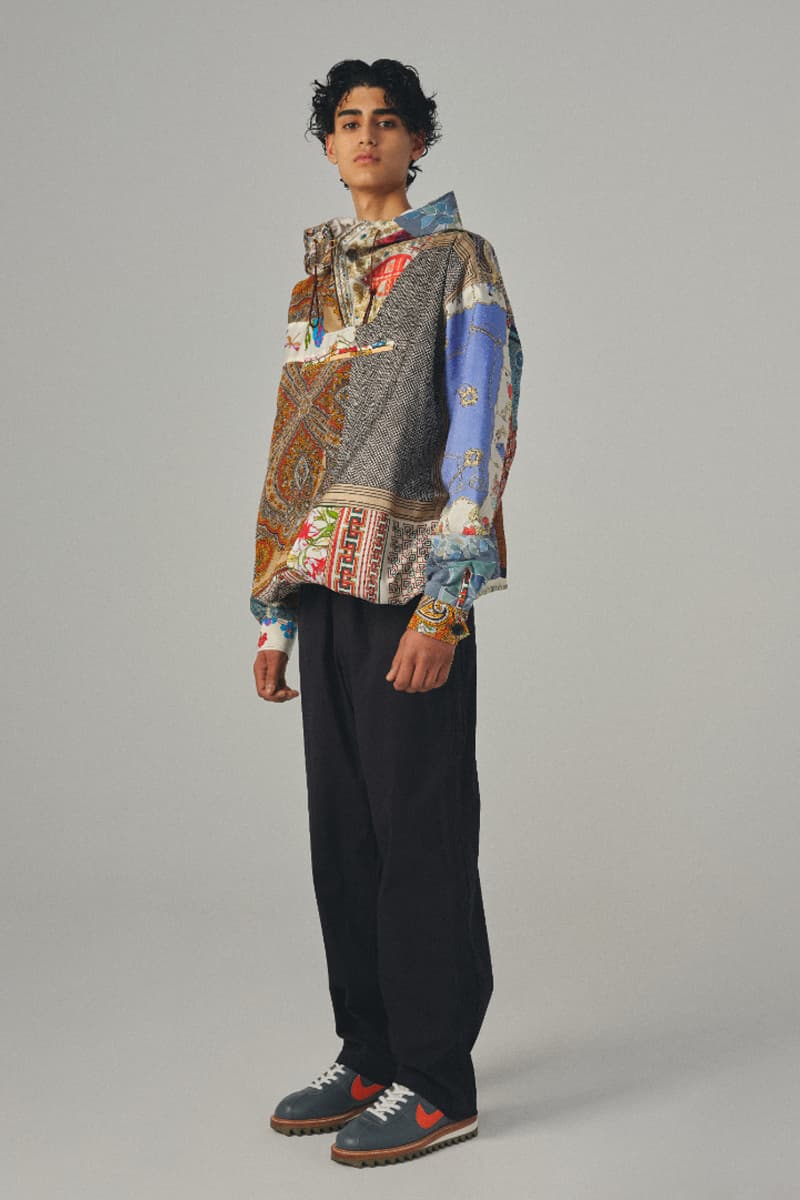 Children of the Discordance FW21 Lookbook 80s Inspired AW21 Milan Fashion Week Digital Dawn Japanese Military Sportswear Nylon Tie Dye Khaki