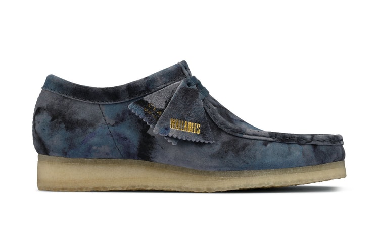 Clarks Originals Decks Its Wallabee in “Blue Camo” Watercolor Effect