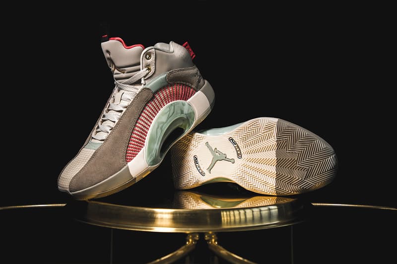 CLOT Air Jordan Retro 14 35 Low SP Closer Look Release Info terracotta warrior jade DC9857-200 DD9322-200 Edison Chen Kevin Poon Buy Price Sepia Stone Terra Blush Metallic Gold Desert Sand