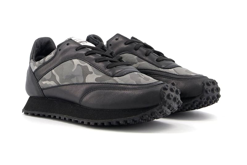 COMME des GARÇONS COMME des GARÇONS CDG x Spalwart Tempo Trainers Grey Camouflage Rei Kawakubo Sneaker Release Information Drop Date Closer First Look Black 