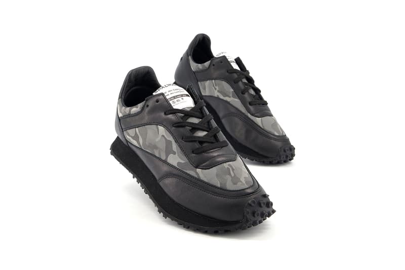 COMME des GARÇONS COMME des GARÇONS CDG x Spalwart Tempo Trainers Grey Camouflage Rei Kawakubo Sneaker Release Information Drop Date Closer First Look Black