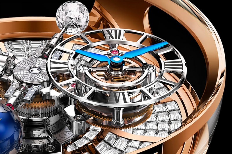 Conor McGregor 1 million USD Watch Jacob and Co. Astronomia Tourbillon Baguette Rose Gold UFC 257 Dustin Poirier 