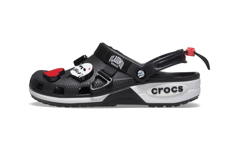 Crocs, Vladimir Cauchemar, Collaboration, 2021, Black, White, Jibbitz, Charms, Summer, Comfortable, DJ, Instagram, Limited, France, London, Europe