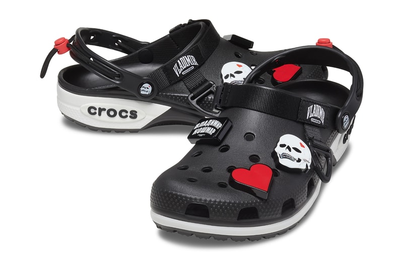 Crocs, Vladimir Cauchemar, Collaboration, 2021, Black, White, Jibbitz, Charms, Summer, Comfortable, DJ, Instagram, Limited, France, London, Europe