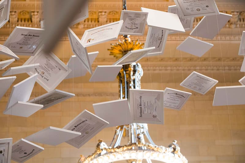 Da Vinci of Debt 470 Million USD Worlds Most Expensive Artwork installation new york city grand central terminal vanderbolt hall daniel blake info