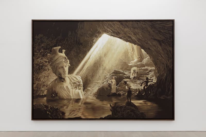 daniel arsham time dilation galerie perrotin exhibition