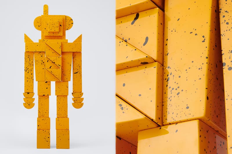 design by reborn lotus series robot sculptures lacquer wood gray yellow official pre order release date info photos price store list buying guide